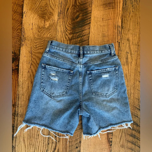 Pacsun denim shorts, jean, cutoffs, high rise boy shorts - Picture 5 of 7
